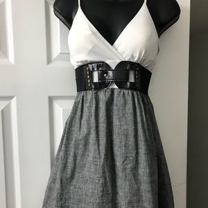 Black & White Mini Dress